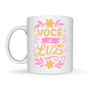 Caneca de Cerâmica - Você é Luz