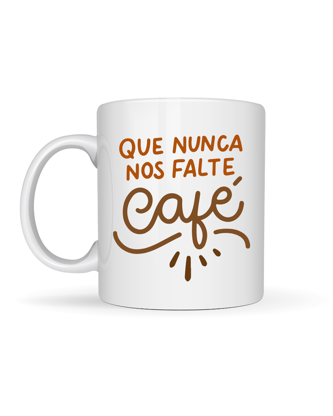 Caneca de Cerâmica - Que nunca nos falte café