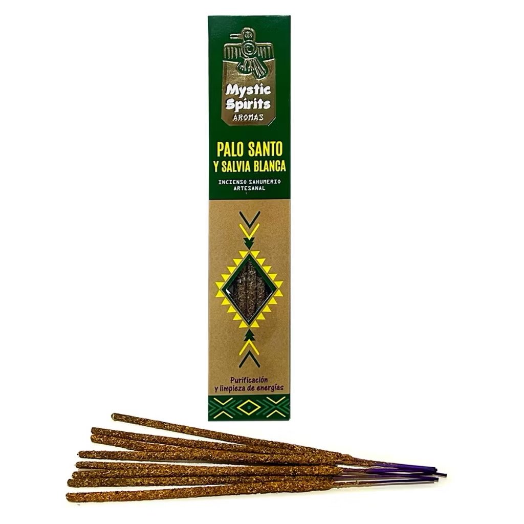 Incenso Mystic Spirits - Palo Santo e Sálvia Branca