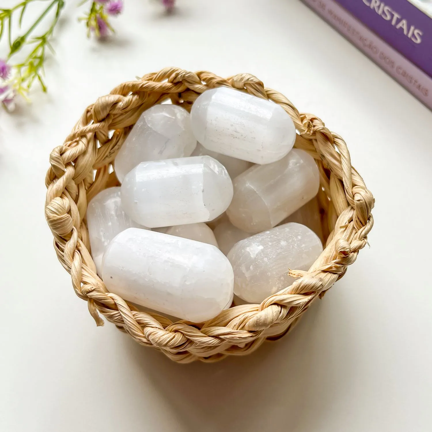 Selenita Branca Rolada (Unidade)