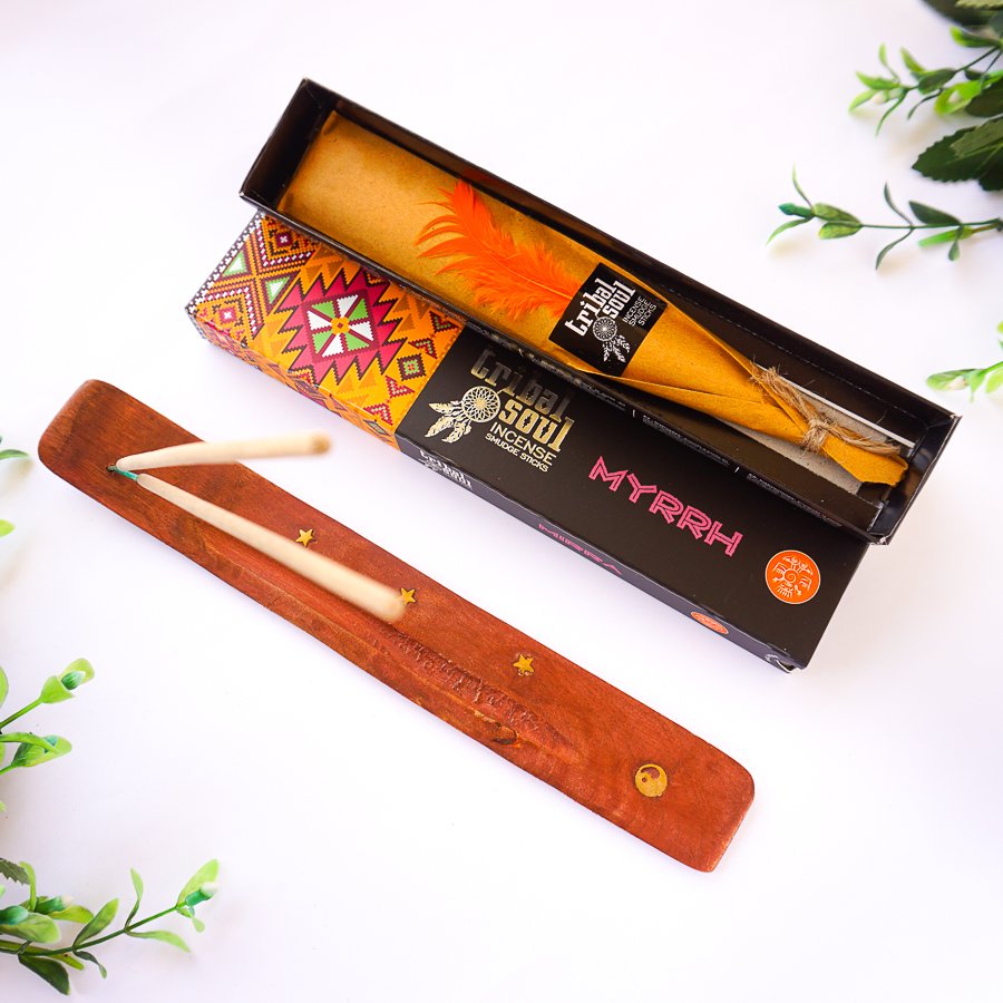 Kit Incenso Tribal Soul - Palo Santo + Lavanda + Mirra - Imagem 2