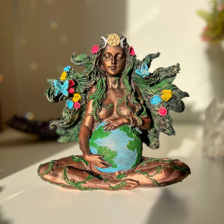 Miniatura - Deusa Gaia Guardiã da Natureza - Imagem 2