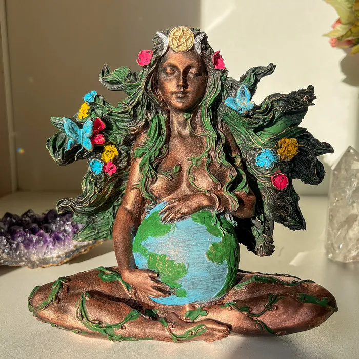 Miniatura - Deusa Gaia Guardiã da Natureza