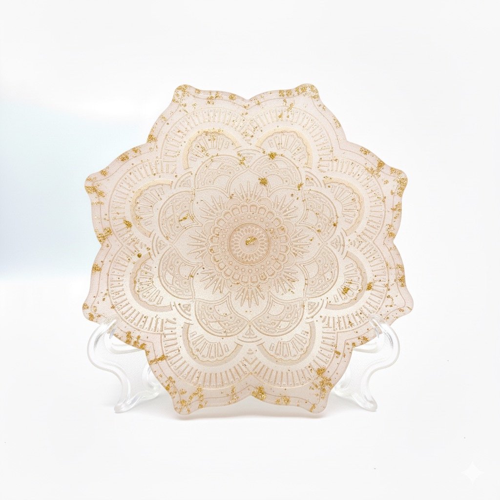 Mandala Decorativa - Rosé Gold