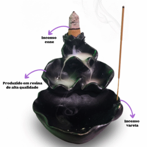 Incensário 2 em 1 - Cascata Lótus